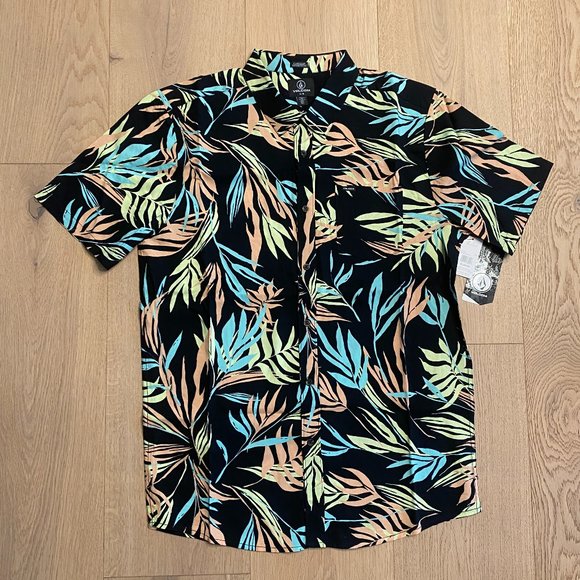 Volcom Bleeding Leaf SS Shirt - Picture 1 of 2